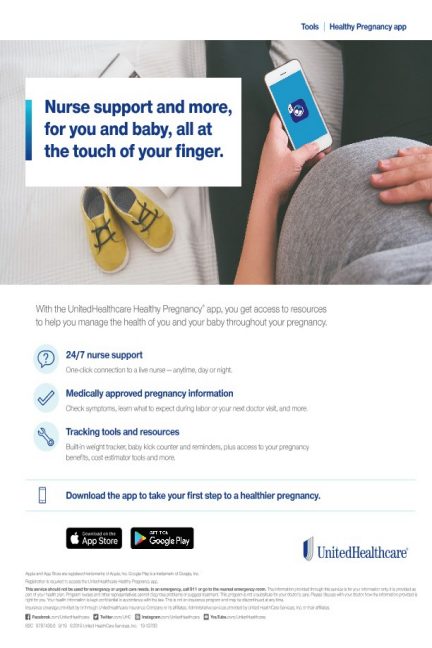 Maternity Support Program Member Flier